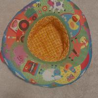 Ciambella gonfiabile con rivestimento in tessuto