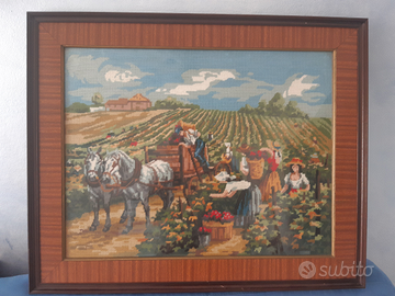 Quadri mezzo punto con cornice