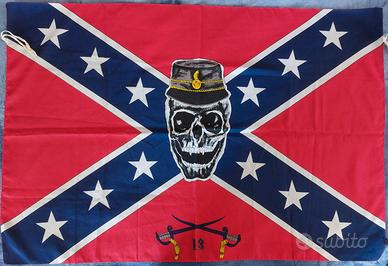 Bandiera Sudista con Teschio 70x105