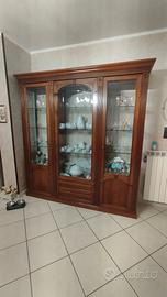 Arredamento Soggiorno in legno color noce