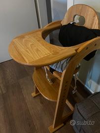 SEGGIOLONE EVOLUTIVO LEGNO MASSELLO