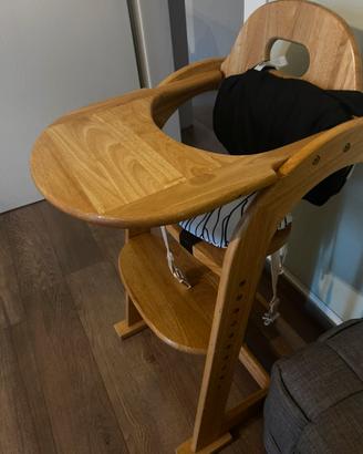 SEGGIOLONE EVOLUTIVO LEGNO MASSELLO