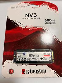 SSD M.2 NVMe KINGSTONE 500GB NUOVO
