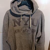 felpa grigia con cappuccio 