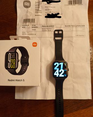 smartwatch Xiaomi redmi Watch 5 chiamate 