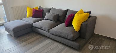 Divano Brianza 270cm piuma d’oca pari nuovo