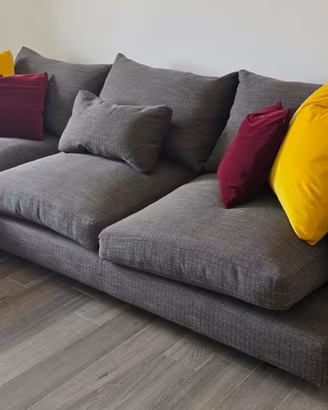 Divano Brianza 270cm piuma d’oca pari nuovo