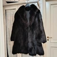 pelliccia volpe nera