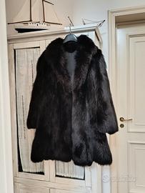 pelliccia volpe nera