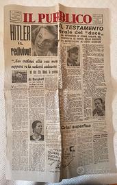 Giornale d’epoca, Il pubblico, 7 giugno 1945