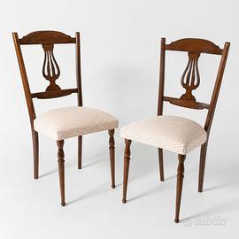Coppia Sedie antiquariato