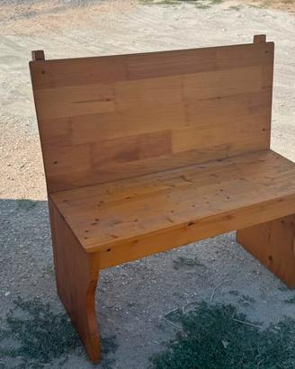 panchina in legno 