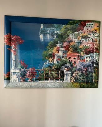 Quadri con pittura su cornice