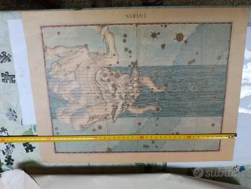 riproduzione a colori mappa celeste della Taurus 