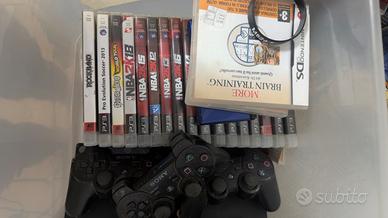 Playstation 3 e Nintendo DS con giochi