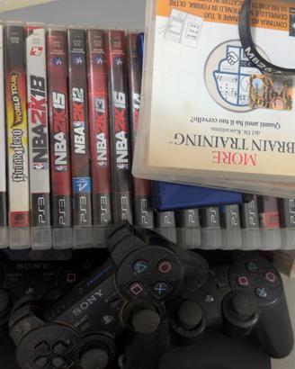 Playstation 3 e Nintendo DS con giochi