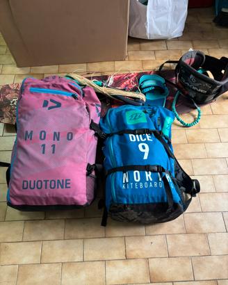 Attrezzatura completa kitesurf duotone- north
