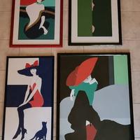 AMLETO DALLA COSTA SERIGRAFIE ORIGINALI FIRMATE