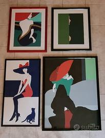 AMLETO DALLA COSTA SERIGRAFIE ORIGINALI FIRMATE