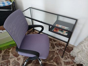 Sedia e tavolo pc