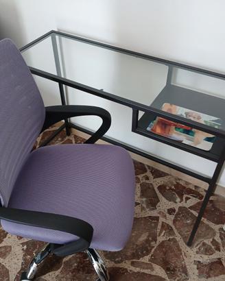 Sedia e tavolo pc