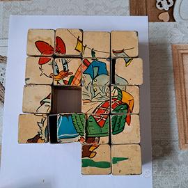 Cubetti Disney anni 70 vintage incompleti