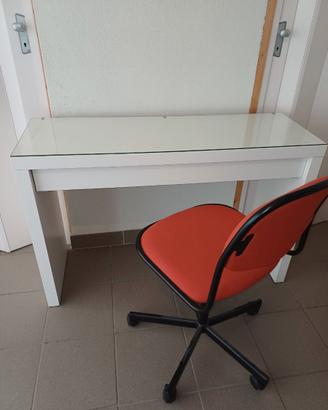 Tavolino toeletta bianco