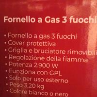 cucina a gas da campeggio 