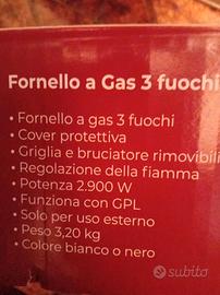 cucina a gas da campeggio 