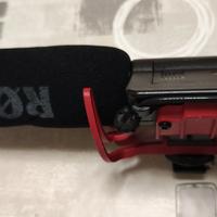 Microfono Rode preamplificato con batteria 