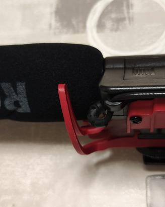Microfono Rode preamplificato con batteria 