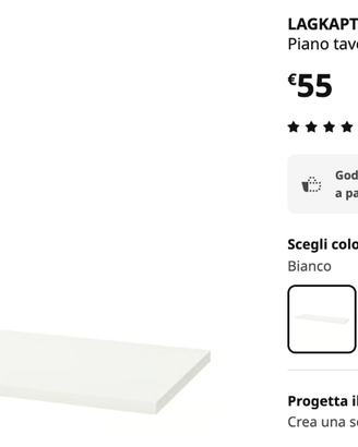 Coppia di scrivanie Ikea