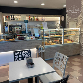 Bancone caffetteria e pasticceria