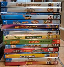 Dvd di vari cartoni e film