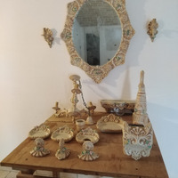 Accessori per bagno in ceramica antico
