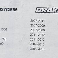 Pastiglie Braking e originali per Kawasaki750/1000