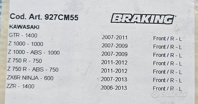 Pastiglie Braking e originali per Kawasaki750/1000