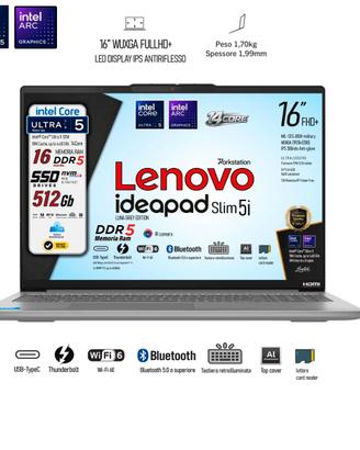 Notebook Professionale Ideapad slim 5 U5 DDR5