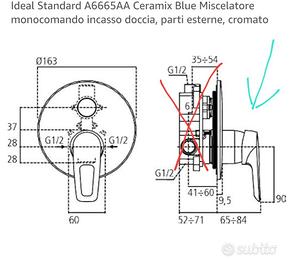 miscelatore doccia ideal standard