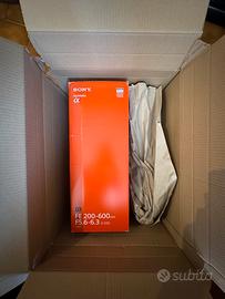 Sony 200 600 mm F5.6 6.3 Nuovo