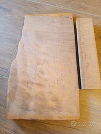 legno liuteria violino - set acero tangenziale 