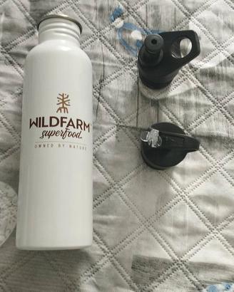 Borraccia in alluminio con tappo classico e sport