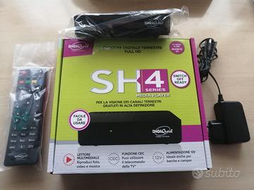 Decoder Digitale Terrestre DIGIQUEST SH4 T2 Nero