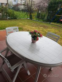 Tavolo da giardino ovale