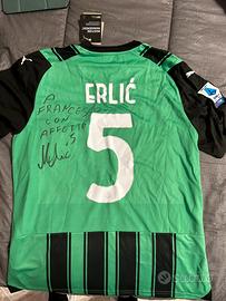 Maglia autografata Erlic - Sassuolo