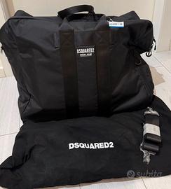Disquared 2 borsa da viaggio nera