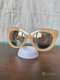 Occhiali da sole rosa cipria Cheap Monday cat eye