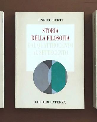 Storia della filosofia-a scelta su 3 - di E. Berti