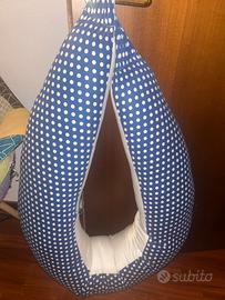 Cuscino allattamento koala babycare blu