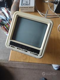 televisore bianco nero vintage